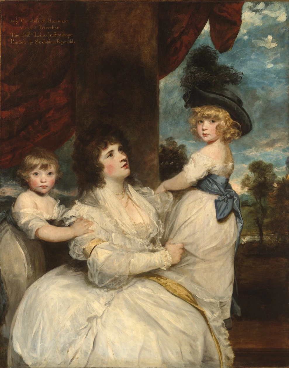 Ritratto di Jane, Contessa di Harrington, con i suoi Figli, il Visconte Petersham e l'Onorevole Lincoln Stanhope